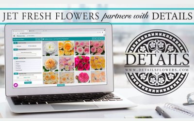 Jet Fresh Flower Distributors Partners with Details Flowers Software