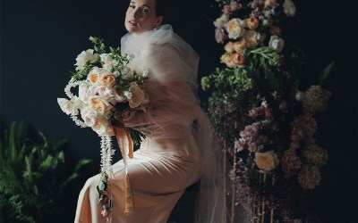 A Vintage-inspired Wedding Bouquet