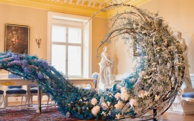 A Storm of Sky Blue and Bright White